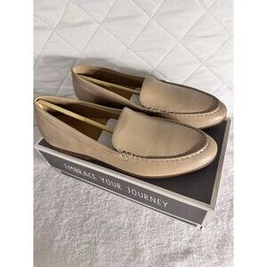 Dansko Womens Sand Lorri Tumbled Leather Loafers Size 40 US 9.5 New With Box